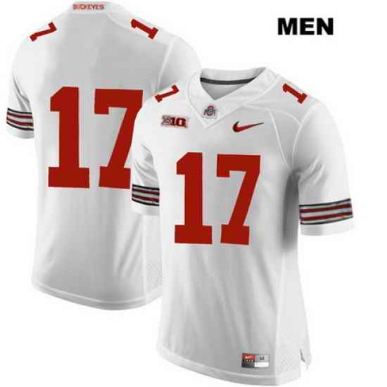 Alex Williams Stitched Ohio State Buckeyes Authentic Mens Nike  17 White College Football Jersey Without Name Jersey
